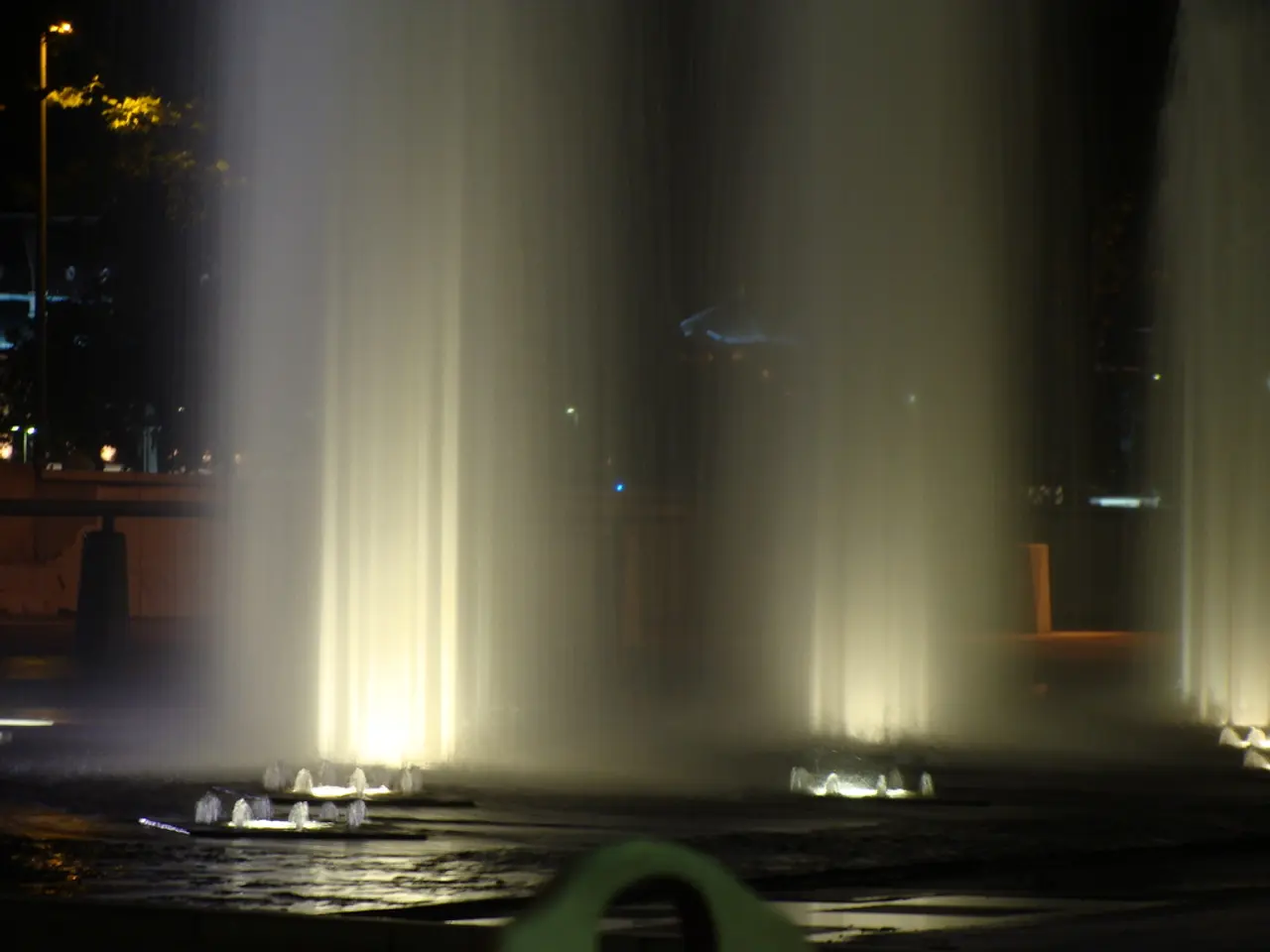 This picture is clicked outside. In the foreground there is a water body and we can see the...