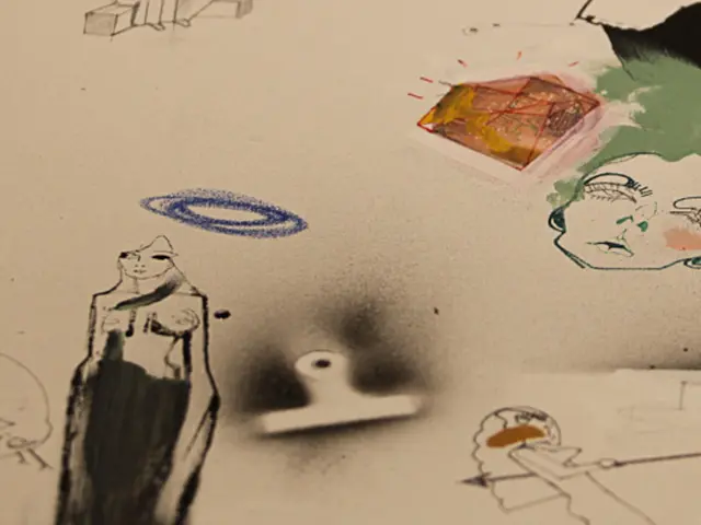 We can see drawing of people.