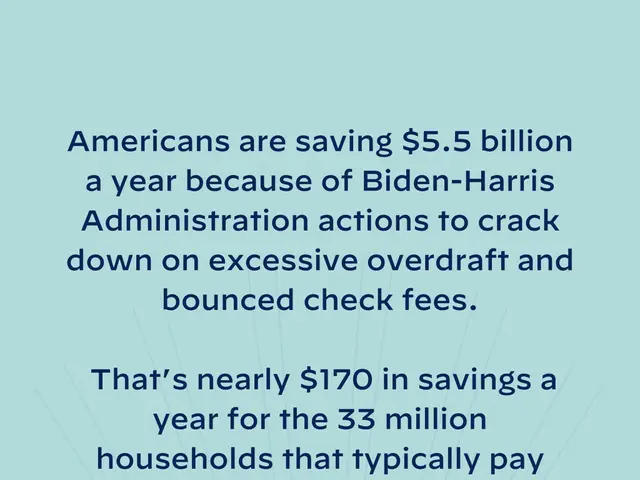 The image shows a poster with text and a logo that reads "Americans are saving $5.5 billion a year...