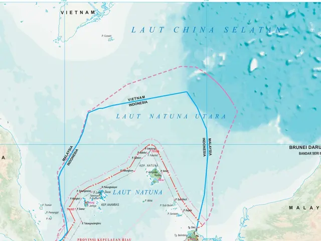 The image shows a poster with a map of Southeast Asia, depicting the route of the Malaysia Airlines...