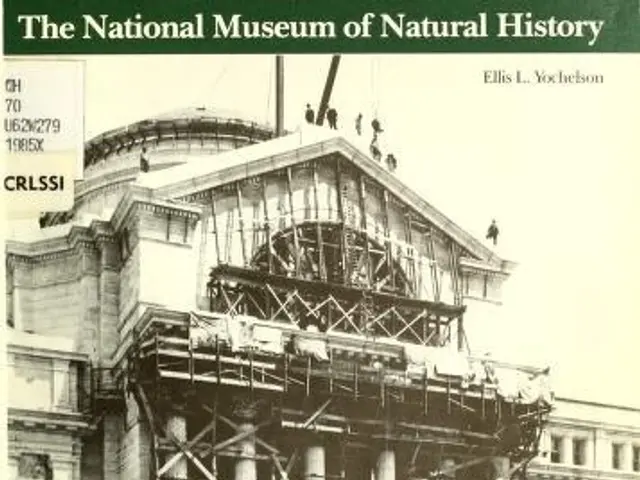 The image shows a poster of the National Museum of Natural History, celebrating its 75th...